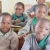 Happy faces in Mwihoko Primary School.